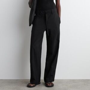 COS Black Drawstring Pants